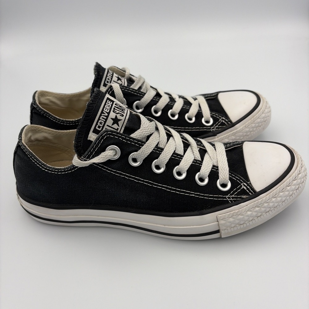 Converse All Star Sneakers Women's Size 6.5 Black Low Top Lace Up Chuck Taylor - Picture 7 of 16
